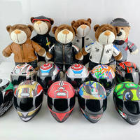 Mini-casques personnalisables pour exposition moto et automobile, cadeaux, figurines de chat et de chien, jouets, petits casques miniatures, présentoirs pour casques, moto