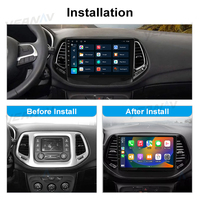 Topway TS18 8581 Chip 8core REPRODUCTOR DE DVD para coche estéreo para coche 4G ranura para tarjeta Sim inalámbrico Carplay Android Auto para Jeep COMPASS 2017 2019