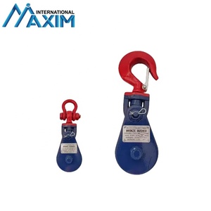 Wl.4t 1/2 ròng rọc ròng rọc rèn H418 khối snatch nặng với móc - Product Image 4