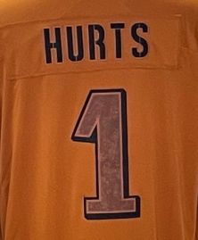 Maillots de football américain populaires de haute qualité 2024 pour hommes et femmes, maillot brodé personnalisé, maillots verts, taille américaine # 1 HURTS - Product Image 2