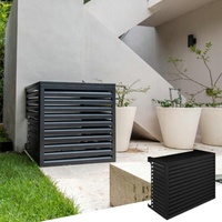 Housse extérieure pour climatiseur, housse en aluminium pour climatiseur, housse en métal, durable et déformable