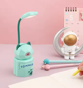 Lampe de bureau LED mignonne de dessin animé pour enfants, rechargeable par USB, protection des yeux, lumière de table à commande tactile, cadeau pour étudiant, lecture nocturne - Product Image 4