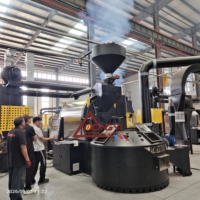 Torréfacteur Industriel Entièrement Automatique REEKSS 120kg 3T/Jour de Dongyi Manufacturer, Machine à Torréfier le Café Intelligente avec Fonction de Copie de Courbes