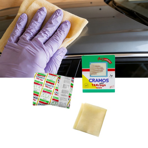 Panno Giallo Non Tessuto Morbido Adesivo Senza Perdita di Fibre per Pulizia Auto 35x23.5cm - Product Image 1