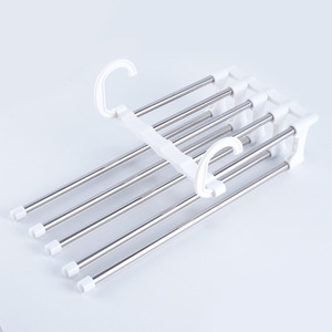 Estante plegable para pantalones multifuncional para el hogar cinco en uno estante para pantalones estante mágico para pantalones sin costuras armario artefacto de almacenamiento - Product Image 5