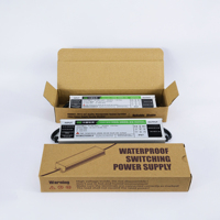 HXS-200S-24 IP67 Étanche Slim Extérieur 8.33A 24V Transformateur de pilote LED AC/DC pour l'éclairage et la signalisation