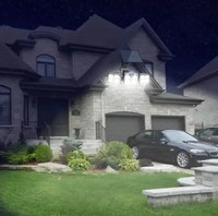 Lampe solaire LED à capteur de lumière, étanche IP65, pour extérieur et jardin, fournie directement par l'usine chinoise