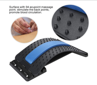 Support lombaire et cervical multi-niveaux réglable pour le fitness, étireur dorsal, magnétothérapie, soulagement de la douleur, masseur multi-niveaux