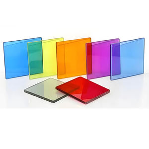 Porte de placard en <span class=keywords><strong>verre</strong></span> laqué, couleur RAL personnalisée, peinte à l'arrière, porte coulissante pour armoire, décoration de meubles d'intérieur - Product Image 3