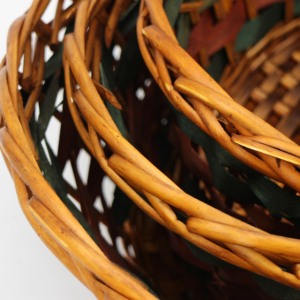 Cesta tejida a mano con asa para almacenamiento de frutas y verduras, producto nuevo de gran popular, <span class=keywords><strong>2021</strong></span> - Product Image 4