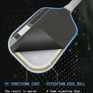 Pala de Pickleball Pro V de Fibra de Carbono Cruda, Superficie Texturizada de 16 mm, Núcleo de Panal Ligero, Ecológica, Aprobada por la USAPA, con Funda - Product Image 4