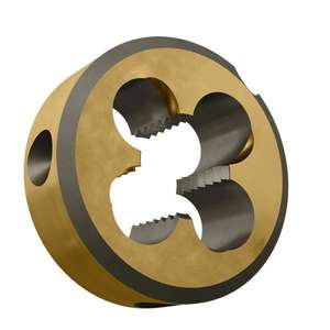 KRINO - 1216514X2 HSS-TIN Round die - EAN 8014249249283 POWER <b>TOOLS</b> ACCESSORIES <b>THREAD</b> REPAIR ACCESSORIES - Product Image 3