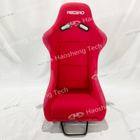 Sièges Baquets de Course en Tissu Daim Style R Caro Universels Sièges Sport avec Double Glissière et Base pour Suzuki Jimny