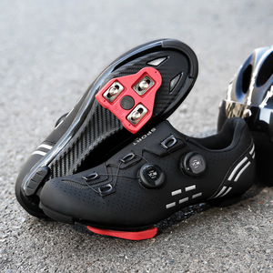 Chaussures de vélo de route et de <span class=keywords><strong>montagne</strong></span> unisexes à la mode-Semelles rigides autobloquantes, légères, toutes saisons, pour le sport. - Product Image 2