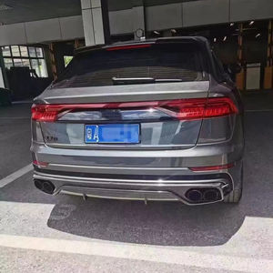 Pour <span class=keywords><strong>Audi</strong></span> <span class=keywords><strong>Q8</strong></span> Kit de carrosserie en Fiber de carbone <span class=keywords><strong>Q8</strong></span> amélioré <span class=keywords><strong>ABT</strong></span> Style diffuseur de lèvre avant becquet avant couteau à vent Kit de carrosserie - Product Image 2