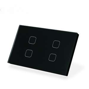 Interruptores de Pared Inteligentes con Panel Táctil de 2 Botones, Compatibles con Apple Home y Google Home, Estándar Estadounidense/Australiano, 10A, Diseño Nuevo de Fábrica - Product Image 4