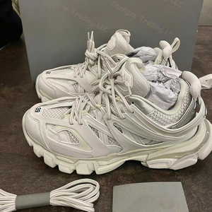 Chaussures de sport décontractées en cuir véritable pour hommes et femmes de marque de luxe originale, de haute qualité, avec lacets - Product Image 6