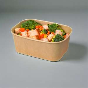 Tazón de embalaje de papel Kraft desechable a precio barato - Product Image 3