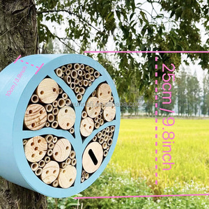 SDIH008 luxe extérieur jardin décoratif en bois multi-habitat <span class=keywords><strong>insecte</strong></span> <span class=keywords><strong>maison</strong></span> <span class=keywords><strong>maison</strong></span> pour animaux de compagnie pour abeilles papillons coléoptères arbre vie - Product Image 4