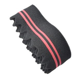 Brosse à cheveux ovale double face à torsion magique brosse éponge pour brosses éponge naturelle <span class=keywords><strong>afro</strong></span> bobine vague redoute - Product Image 4