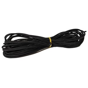 Cable Eléctrico Recubierto de Tela Negra 2X0.75mm2, Cable de Alimentación de 1 Metro SKU-3778 - Product Image 3