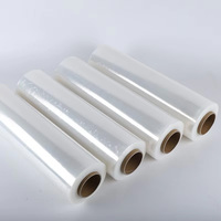 Offre Spéciale 50CM Film étirable Wrap force industrielle palette Film étirable rouleau en plastique Transparent Film étirable rouleau