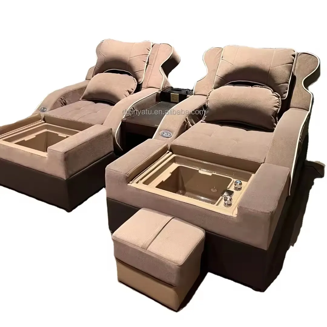 Oteller ayaklarını yıkamak için kanepeler kullanır lüks Modern ayak tedavisi sandalye tırnak salonu mobilyası ayak tedavisi özel pedikür