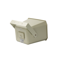 Sistema de PA para Exteriores con Clasificación IP65, Altavoz de Bocina de Largo Alcance de 80 W, Plástico, Amplio Rango de Frecuencia, Profesional, para Transmisiones y Llamadas