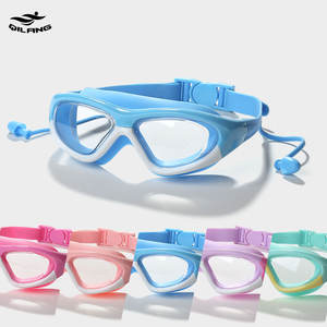 बच्चों के तैराकी चश्में जलरोधक और एंटी-फॉग बड़े फ्रेम डाइविंग चश्में हेडसेट एचडी तैराकी चश्मा - Product Image 4