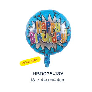 ลูกโป่งฟอยล์โลหะสุขสันต์วันเกิด18 "หลากหลายสไตล์-ขายส่งจำนวนมากสำหรับตกแต่งงานเลี้ยงวันเกิดอุปกรณ์จัดงาน - Product Image 4