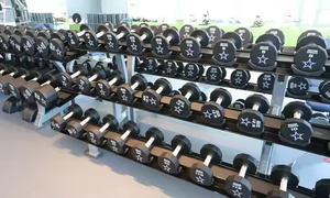 Set Dumbbell komersial berkualitas tinggi dengan rak halter tiga lapis peralatan kebugaran dan dudukan - Product Image 5