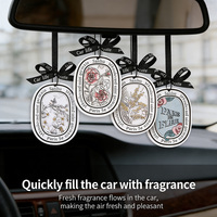 Pendentifs parfumés pour voiture, senteurs florales et boisées, longue durée, diffuseur d'arômes moderne pour voiture, hôtel, bureau, vente en gros