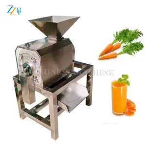 Time Saving Carrot Juice Extractor / Cherry Pulper / Fruit Pulp Extraction Machine