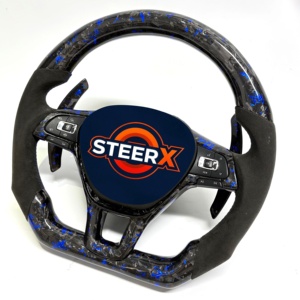 Volante Deportivo en Forma de D para VW Golf, Compatible con <span class=keywords><strong>Arteon</strong></span> B8.5, Tiguan, Polo 6C, Sagitar, Passat B8 MK7, con Pantalla LED - Product Image 3