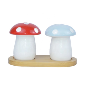 Salière et poivrière en céramique <span class=keywords><strong>Cactus</strong></span> vert Shakers à condiments Shakers à épices avec logo personnalisé pour cuisines gastronomiques - Product Image 6