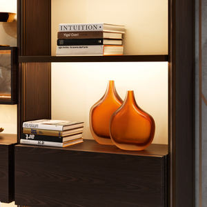 Supporto personalizzato design italiano lussuosa libreria in legno multistrato casa moderna libreria - Product Image 5