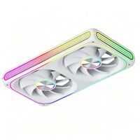 Refroidisseur de processeur PC tout-en-un 360 mm, ventilateur PWM à haut débit d'air, faible bruit et haute vitesse de rotation