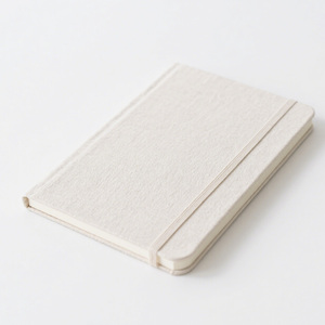 Biểu tượng tùy chỉnh A5 máy tính xách tay PU da bìa cứng với ban nhạc đàn hồi xoắn ốc ràng buộc kinh doanh văn phòng Tạp Chí cho sinh viên cho các văn bản - Product Image 1