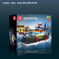 Bateau de sauvetage multifonction Mould King 10081, modèle de construction en blocs, briques éducatives Montessori, jouets MOC, bateau