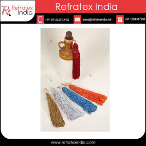 Fournisseur et fabrication en vrac de pampilles en Jute acrylique par réfractex fabriqué en inde pour la meilleure qualité et à bas prix - Product Image 3