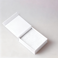 Boîte-cadeau rigide de luxe personnalisée à fermeture magnétique Conception pliable Carton recyclable Forme personnalisable Cils quatre couleurs