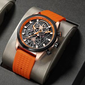 Reloj MEGIR 2235 Nuevo para Hombre, Marca de Lujo, Deportivo, Correa de Silicona, Luminoso, con Calendario, Reloj de Pulsera, Montre Homme - Product Image 3