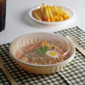 Bols jetables certifiés casher, compatibles micro-ondes, avec couvercles en plastique, 12 ans d'expérience, écologiques pour les restaurants et les fêtes - Product Image 1