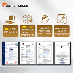 Junfei <span class=keywords><strong>20W</strong></span>/30W auto-tập trung cầm tay cầm tay <span class=keywords><strong>laser</strong></span> đánh dấu Máy khắc cho kim loại Lốp Nhựa biểu tượng tùy chỉnh Điều kiện Mới - Product Image 5