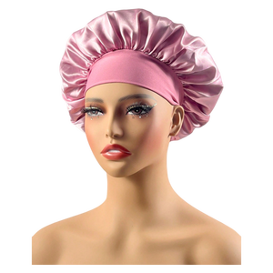 Bonnet de Douche/Bain Jetable en Polyester Double Couche pour Femme, Personnalisable avec Logo, Haute Élasticité, Réglable - Product Image 2