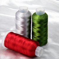 Fils à broder en polyester de haute qualité 150D/2 brins pour broderie à la main, projets de franges et pompons DIY 300D, plusieurs couleurs