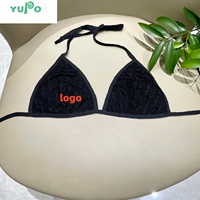 Luxe op maat gemaakte badkleding met merkprint, designer badpakken, strandkleding, designer bikini's