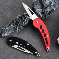 Couteau utilitaire ambidextre en acier inoxydable 4Cr13 de l'usine Shengtai, couteau à fruits pliable pour l'extérieur, cuisine, barbecue, viande, finition haute brillance