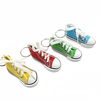 Porte-clés en toile en forme de baskets mignonnes, promotionnels, en promotion