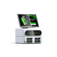 Stasiun Penyewaan Power Bank 4 Slot yang Dapat Ditumpuk, Kabel Pengisian Cepat, Layar LED, Pembaca Kartu, Dukungan NFC POS, Layanan Mandiri